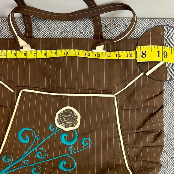 OGIO Brown Pinstripe Highly Organized Laptop Bag - Picture 12 of 14